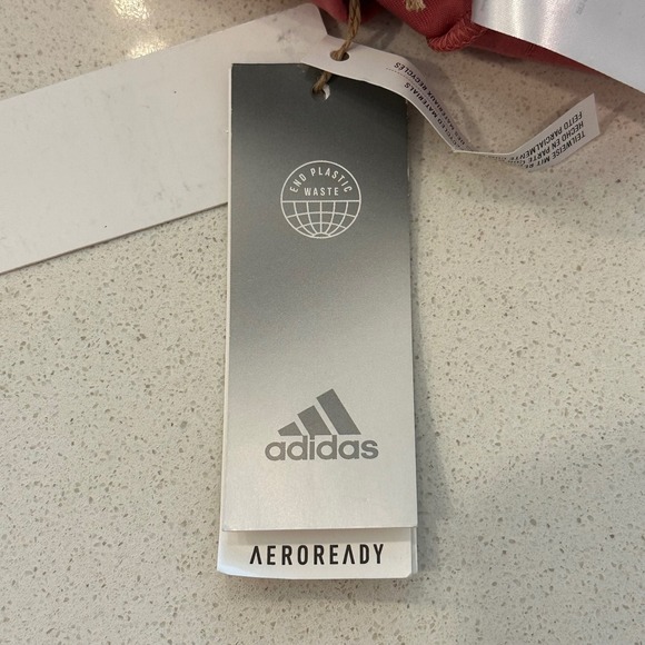 Adidas Women's AEROREADY Wonder‎ Red High Rise 7/8 Tight Fit Training Tights S - Picture 7 of 8